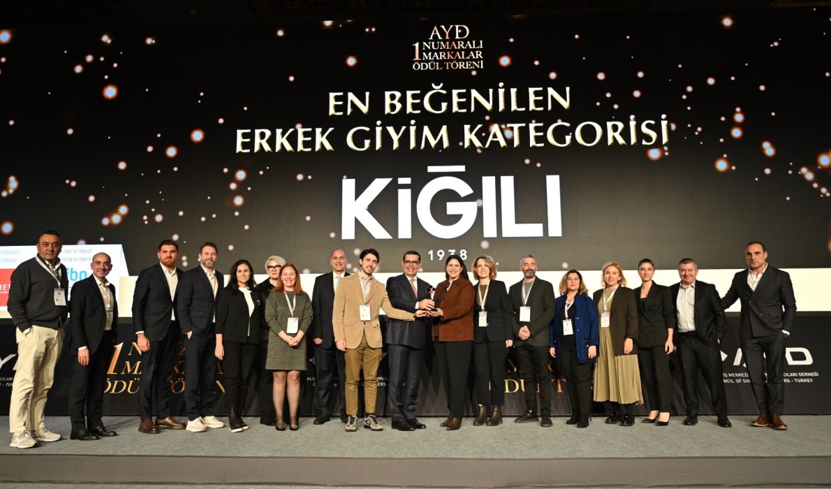 Kiğılı, 12. Kez “En Beğenilen Erkek Giyim Markası” Seçildi